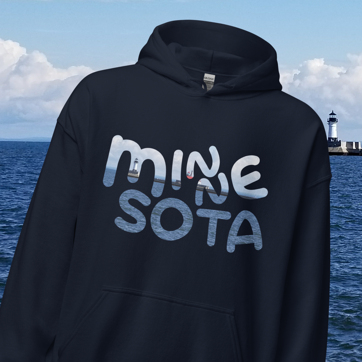 Minnesota Duluth Lighthouse Hoodie (Unisex)