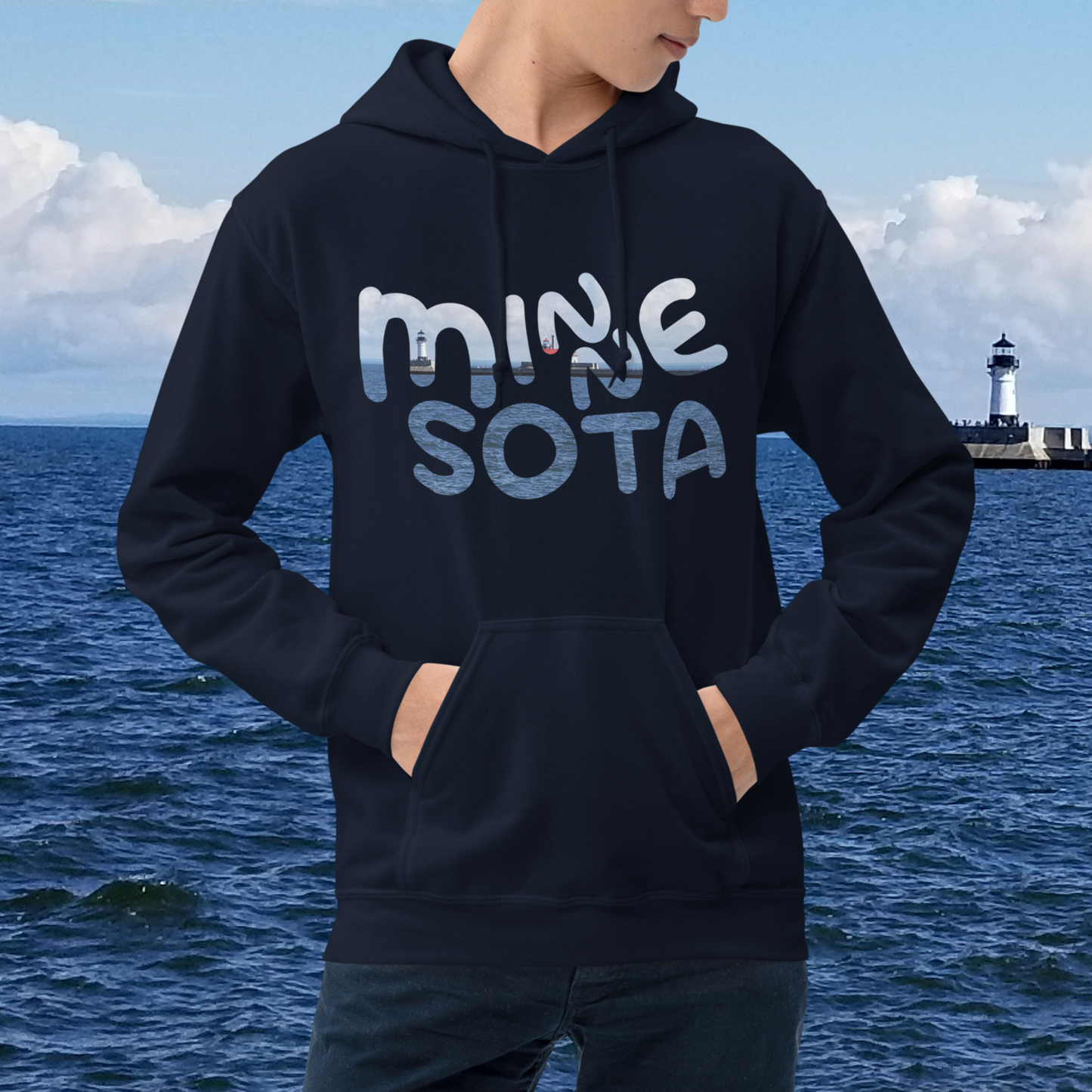 Minnesota Duluth Lighthouse Hoodie (Unisex)