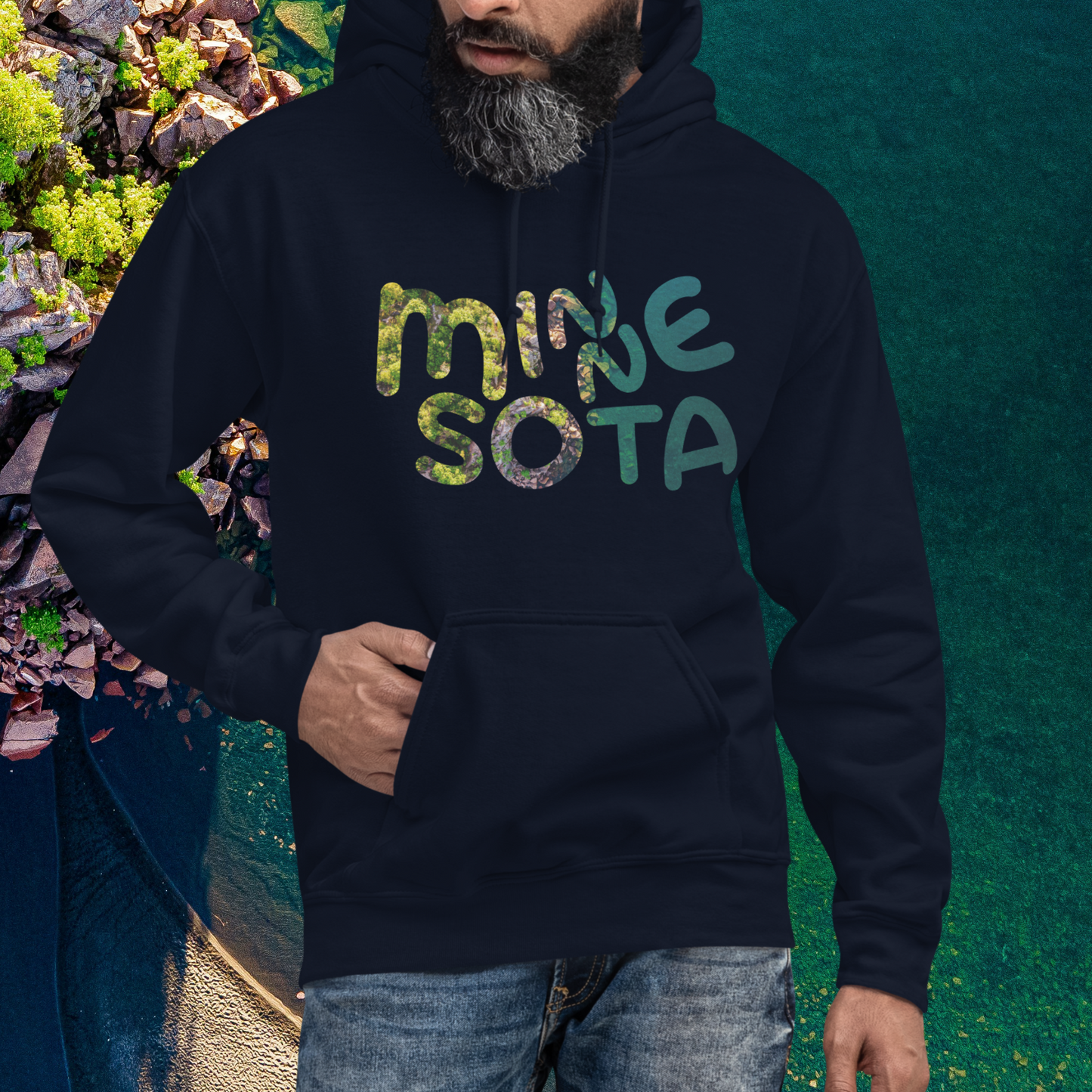 Minnesota Forest/Lake Hoodie (Unisex)